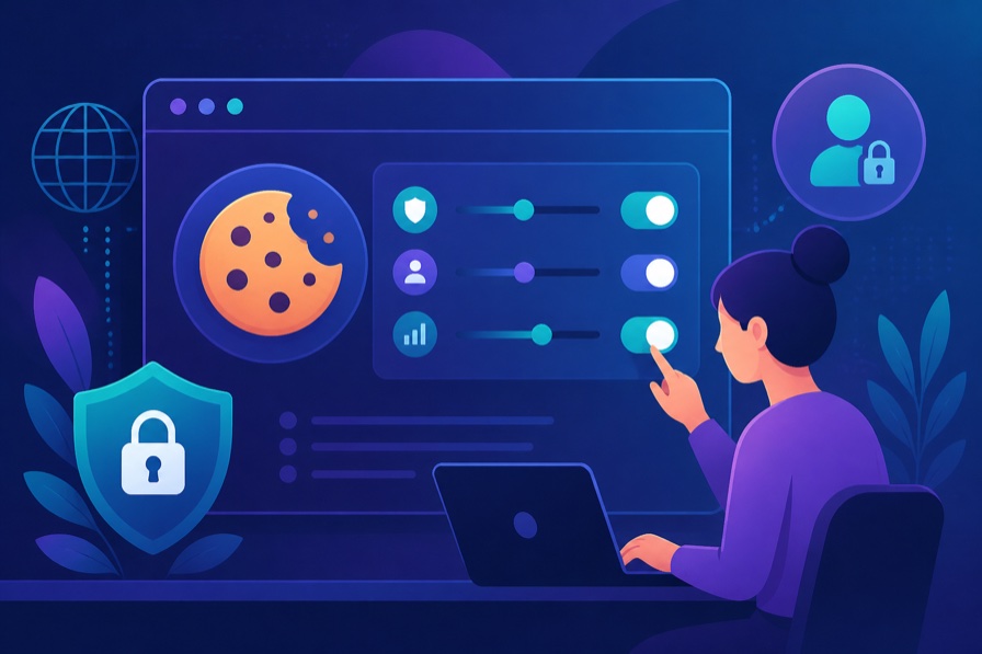 Browser cookies and privacy preference controls