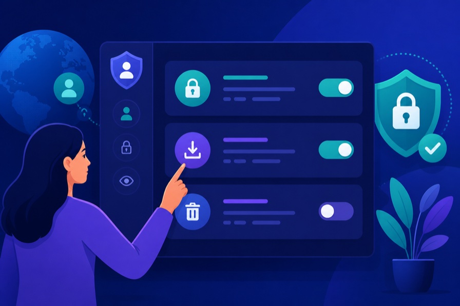 Privacy controls and choices available to Buttons users