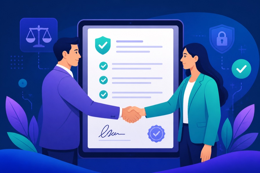 Agreement between you and Buttons when using the platform