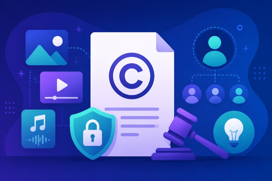 Intellectual property and copyright on Buttons